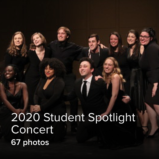 2020 Student Spotlight concert link to flikr