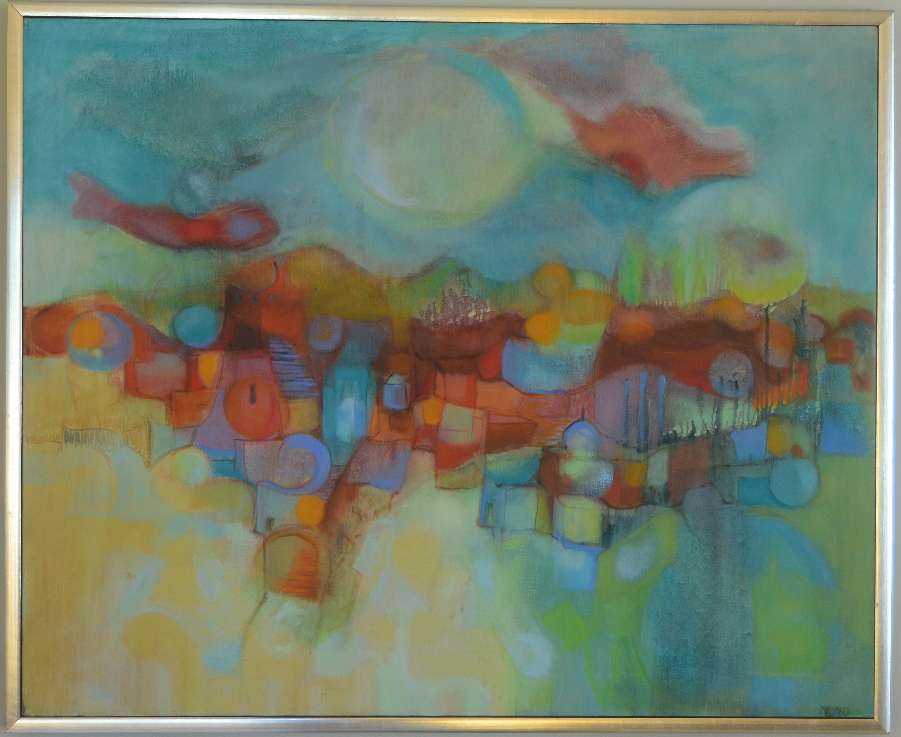 Painting titled Utopia by Lieberman