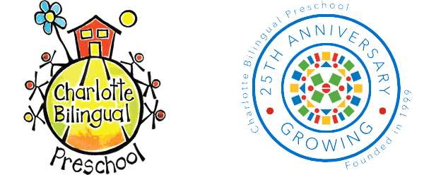 two Charlotte Bilingual logos