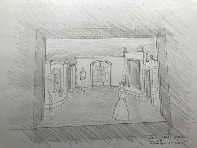 sketch for Don Giovanni