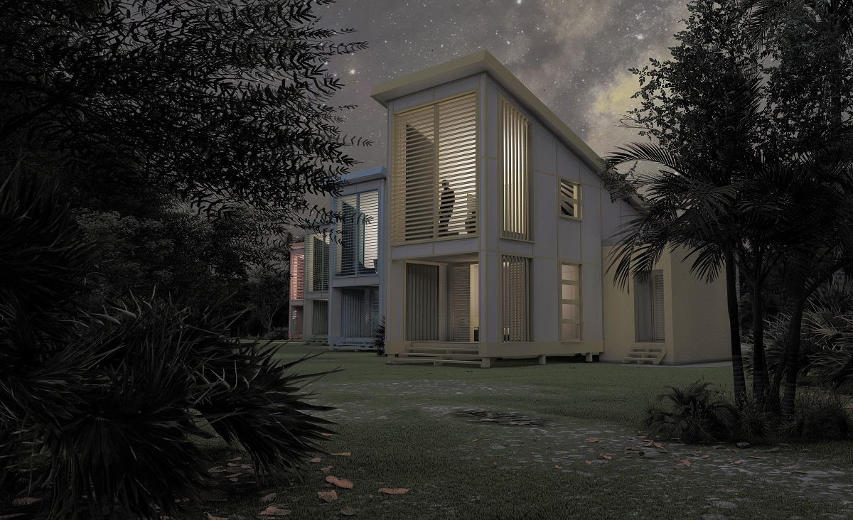 full rendering of house for Bahamas