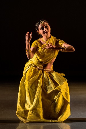Kaustavi Sarkar performing Indian classical dance