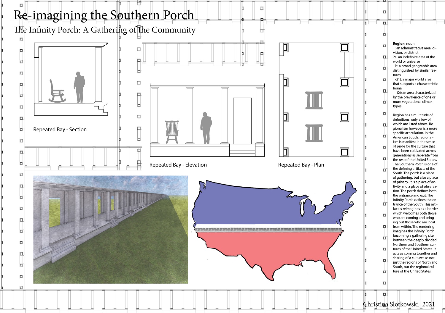 diagrams of porch project