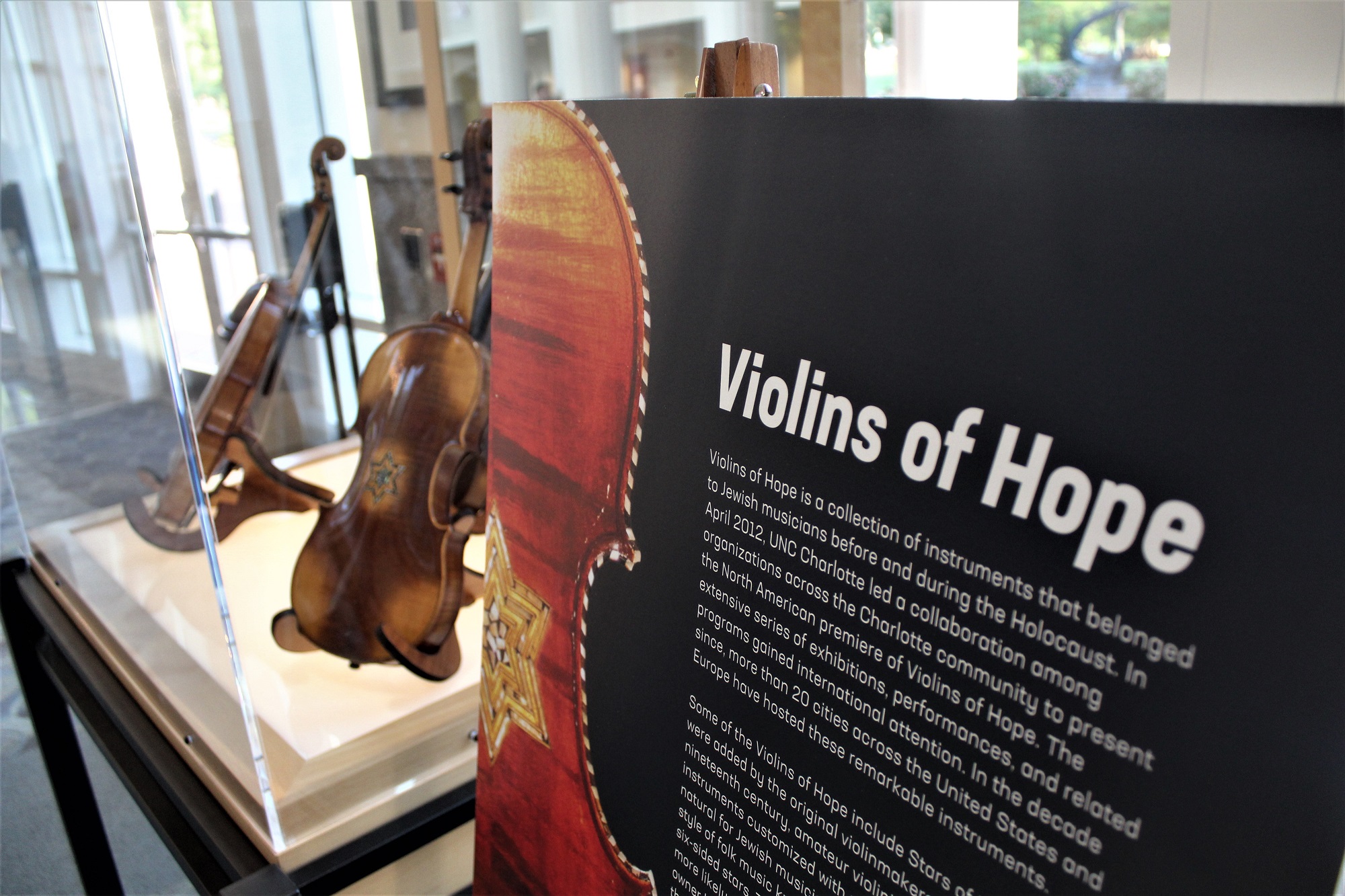 Violins of Hope on Display