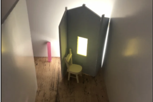 picture of a chair in a corner