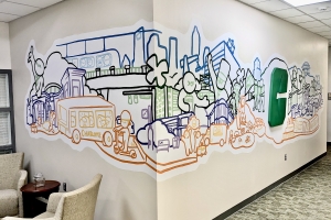 picture of mural in Reese building