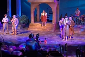stage scene from Tropical Secrets