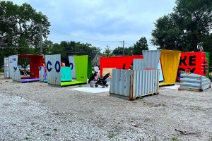 shipping container installation in Chicago