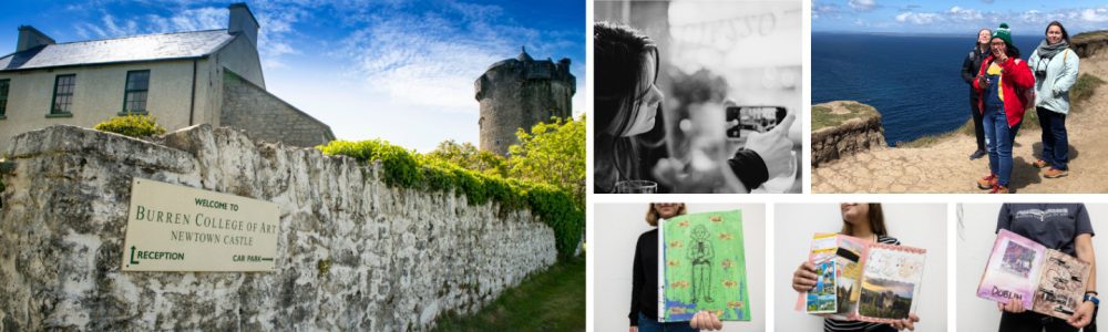 collage of four photos from the Ireland program