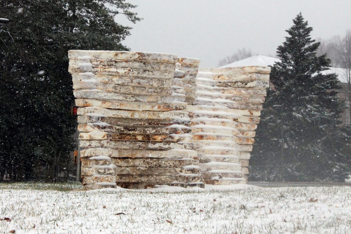 structure in the snow