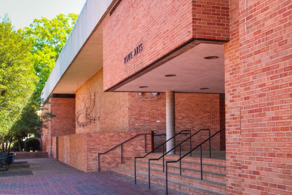 Rowe Arts brick building