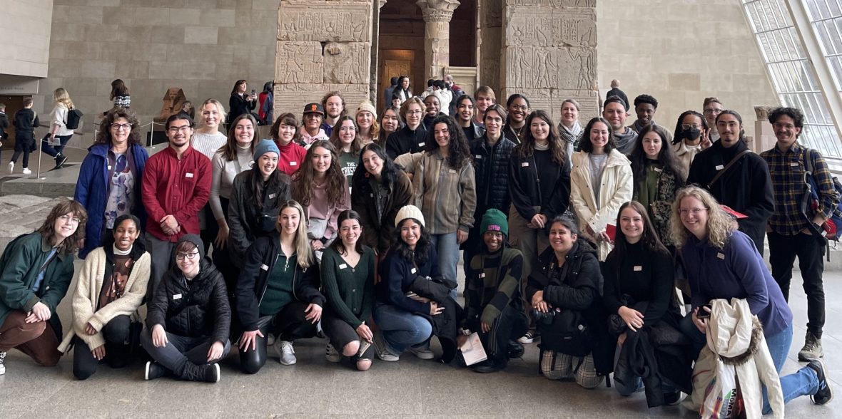 group of students in nyc