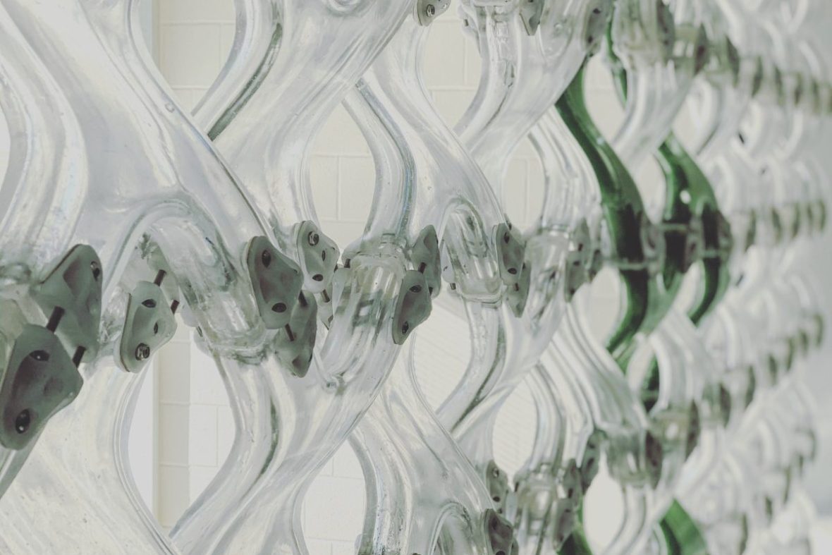 micro algae wall close up
