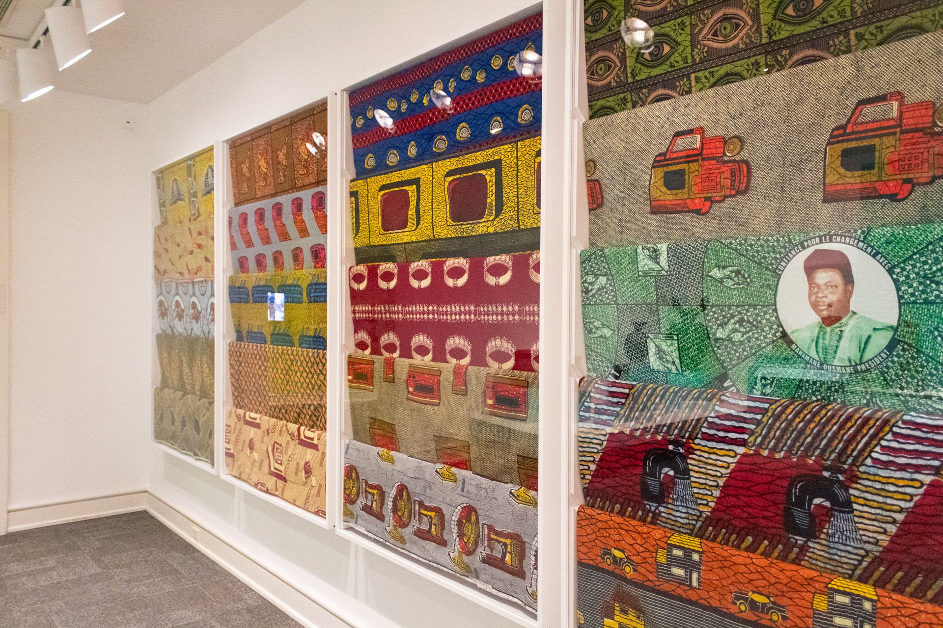 Tapestries in African Art Galleries at The Mint Museum Randolph 12