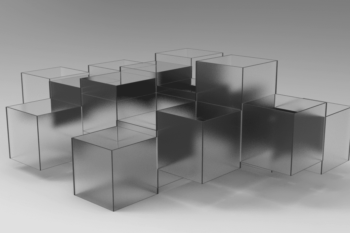 blocks in black and white