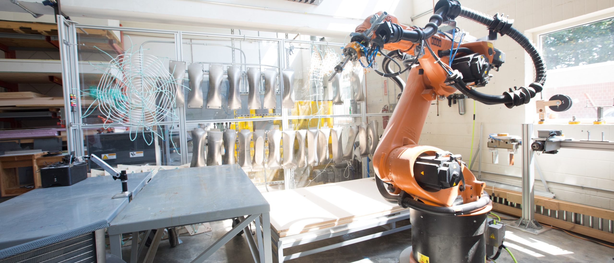 robot arm in the fab lab