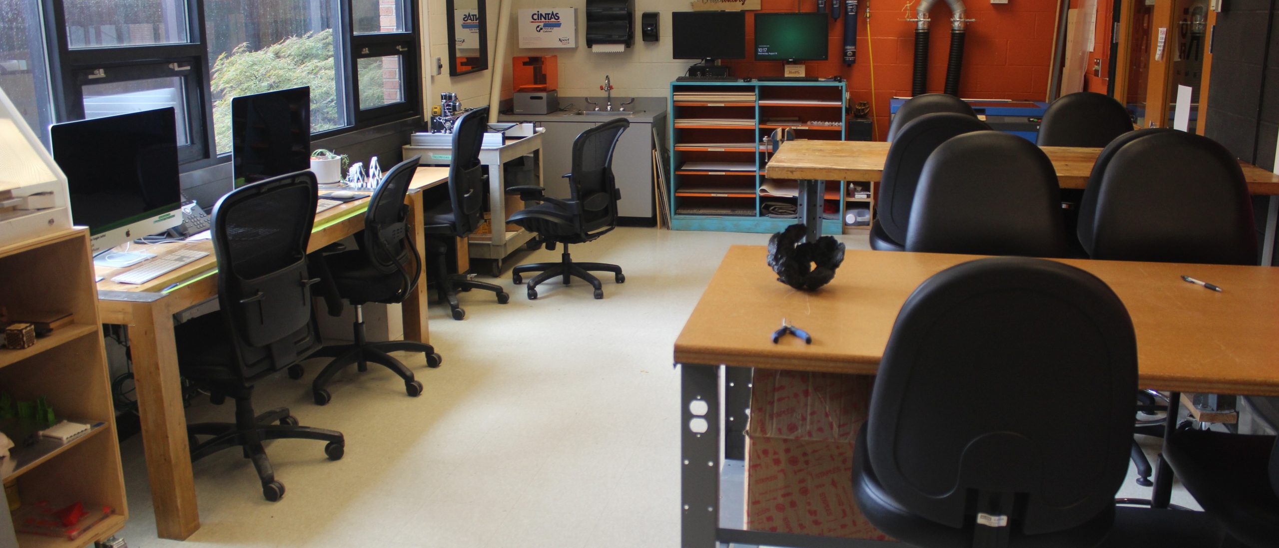 View of the lab