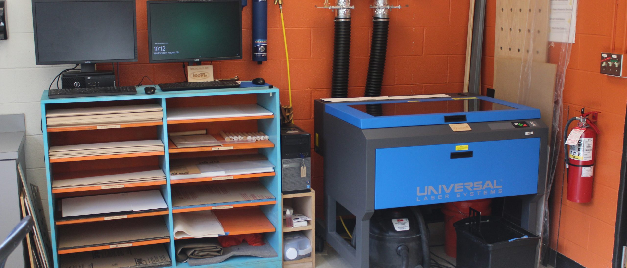 Large laser system and cubby