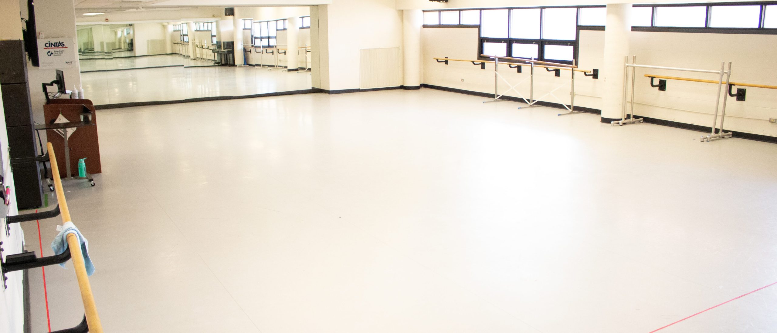 Side view of Rowe dance studio