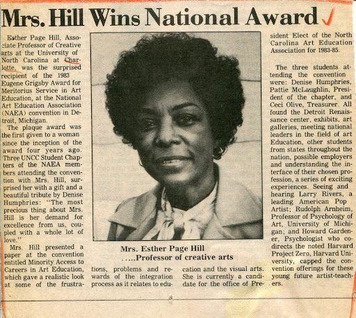 Esther in the paper