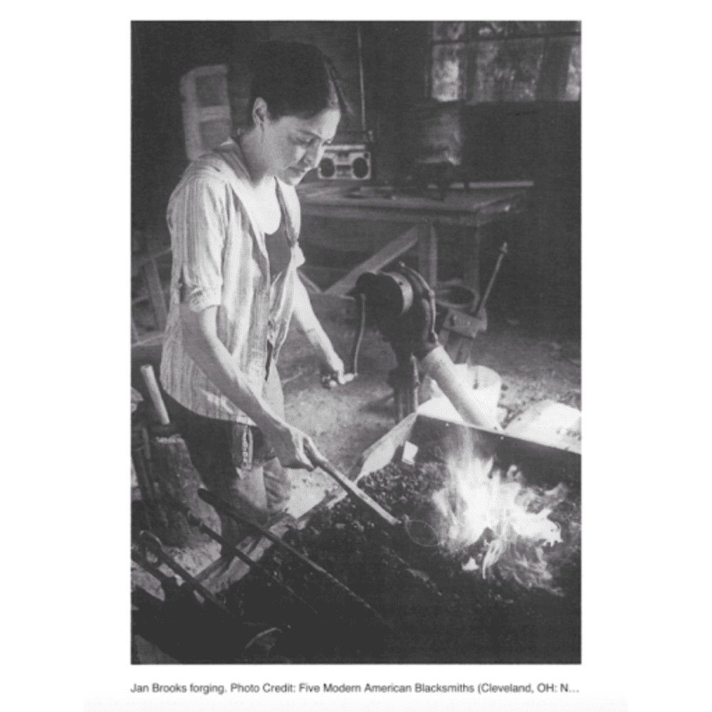 Black-and-white photo of Jan Brooks