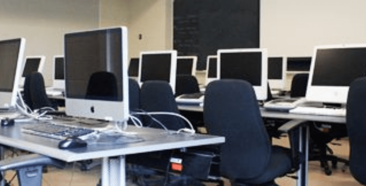 empty computer lab