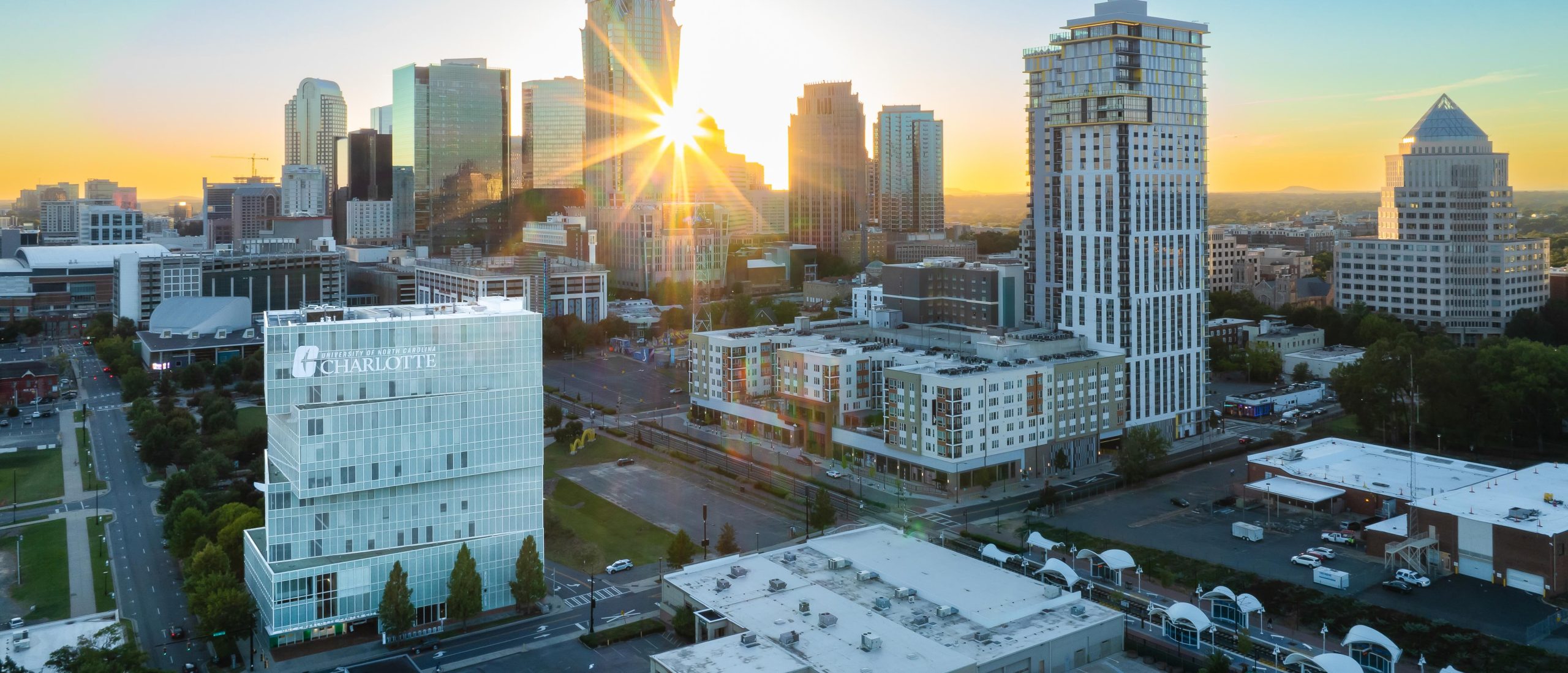 center city building at sunrise