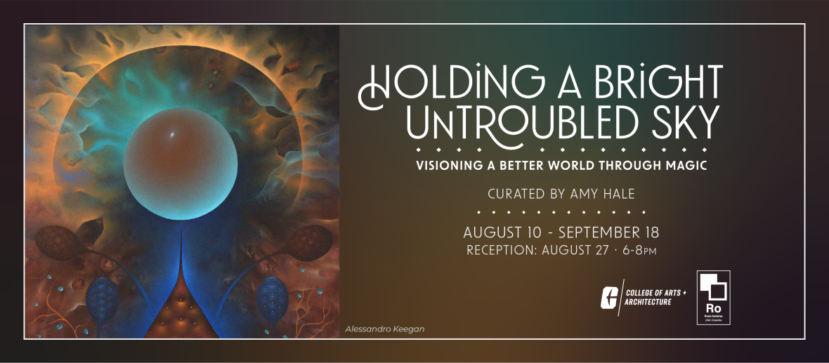 Holding a Bright Untroubled Sky promotional image with a detail from a work by Alessandro Keegan