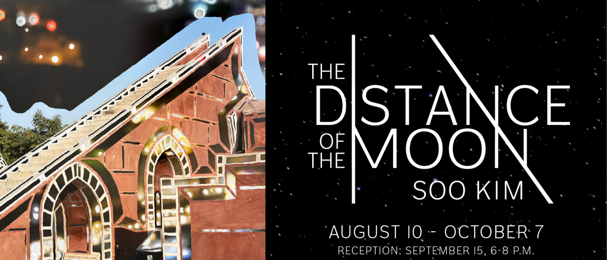 promo slide for The Distance of the Moon, with details of work by Soo Kim