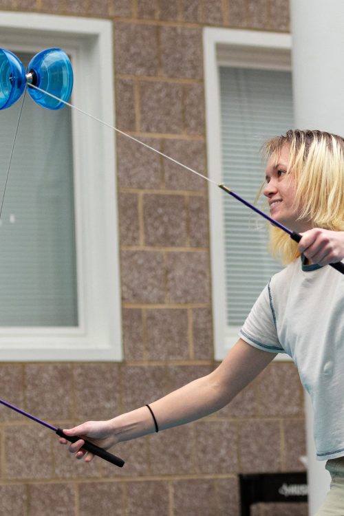 Cameron Mayhew with Diabolo