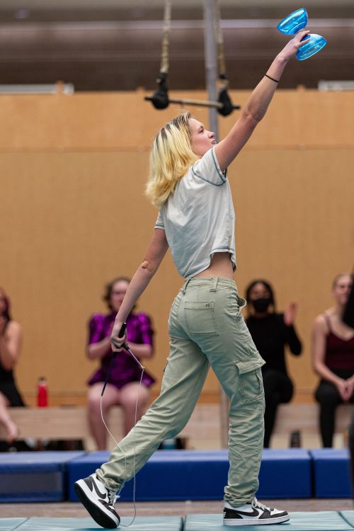 Cameron Mayhew with Diabolo in hand