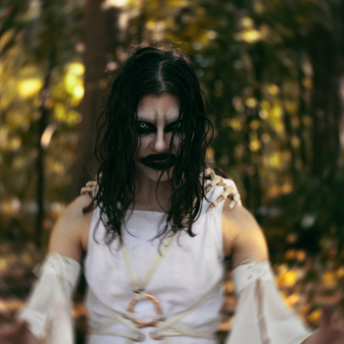 Image of a female zombie vampire