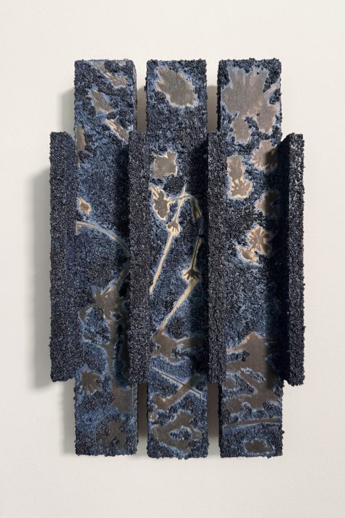 "Asterism III" by Susan  Jedrzejewski, and abstract artwork detail.