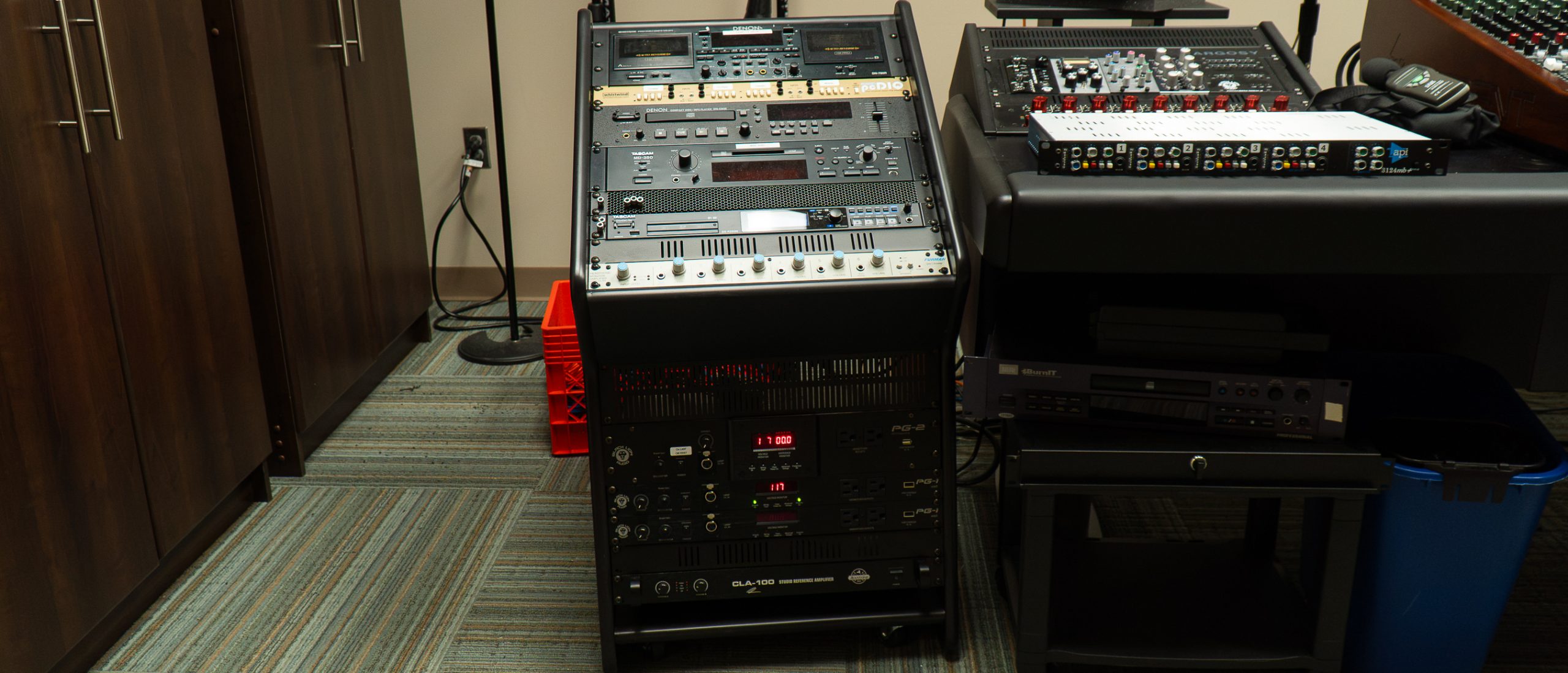 Sound equipment in the Sound Studio