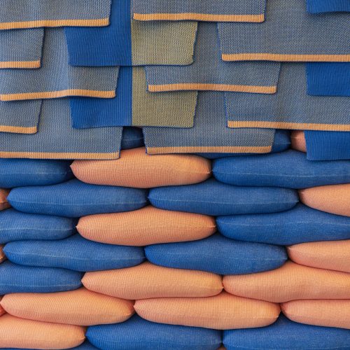 detail of the installation "Neighbors to your right and left"
