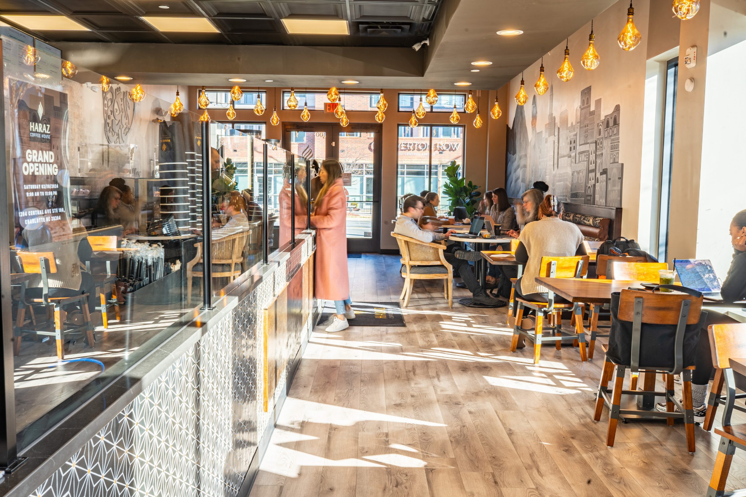 interior of Haraz Coffee House