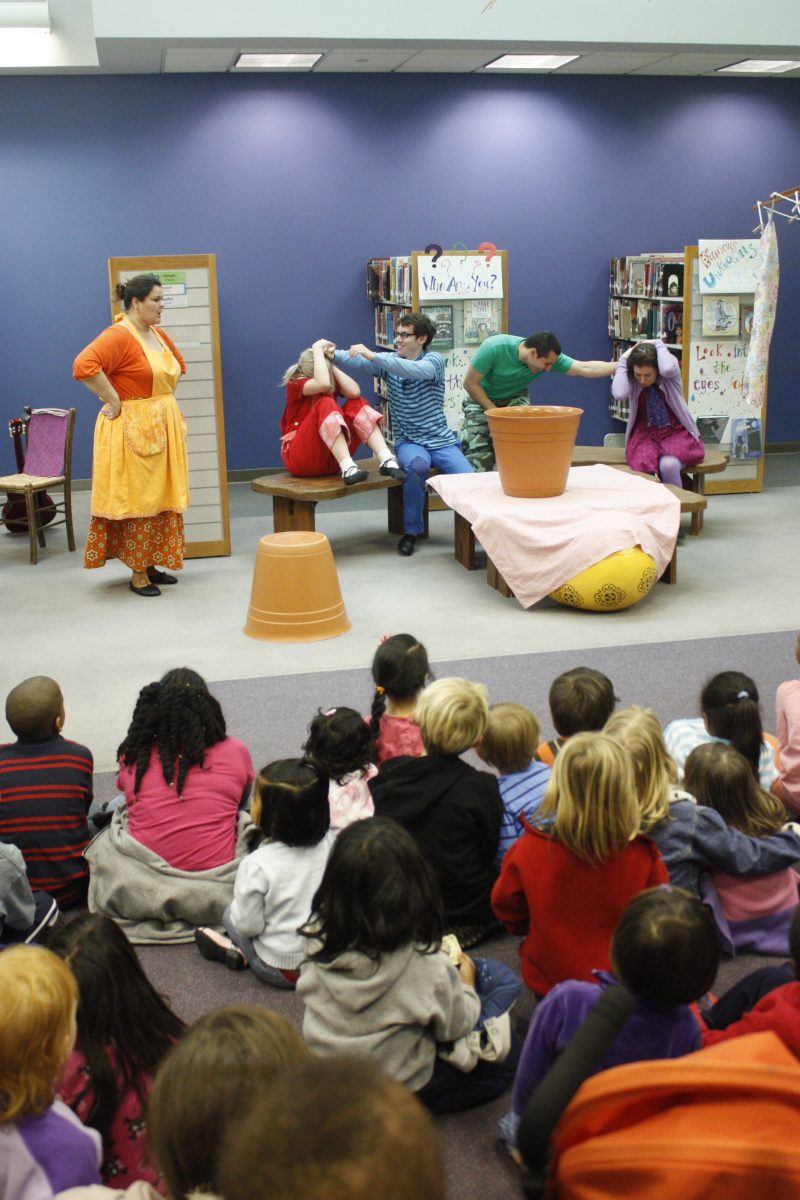 performance of Mama Goose at University City Library