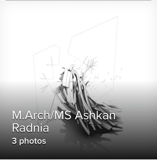 Ashkan Radnia student work samples album cover