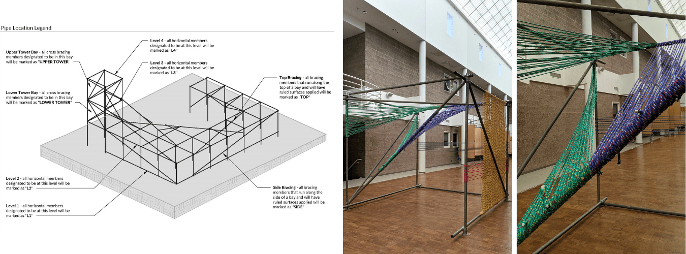 mock up of architectural drawing