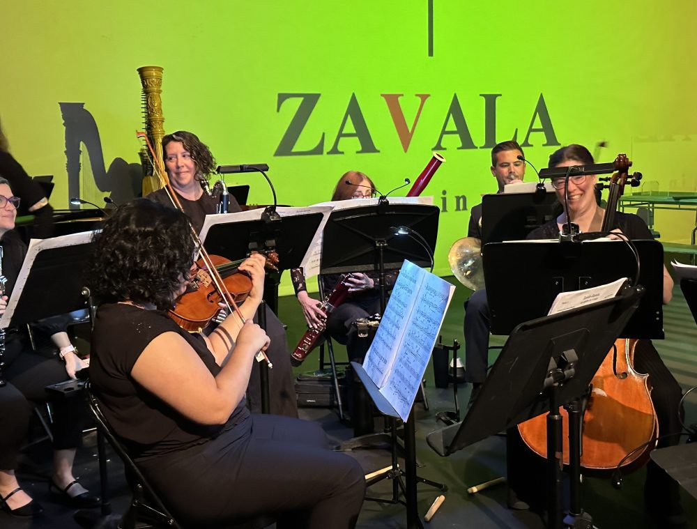 members of the orchestra at Zavala Zavala
