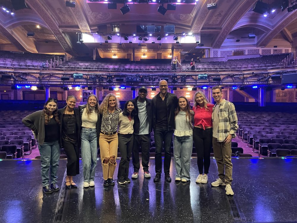 students on broadway stage- 2024