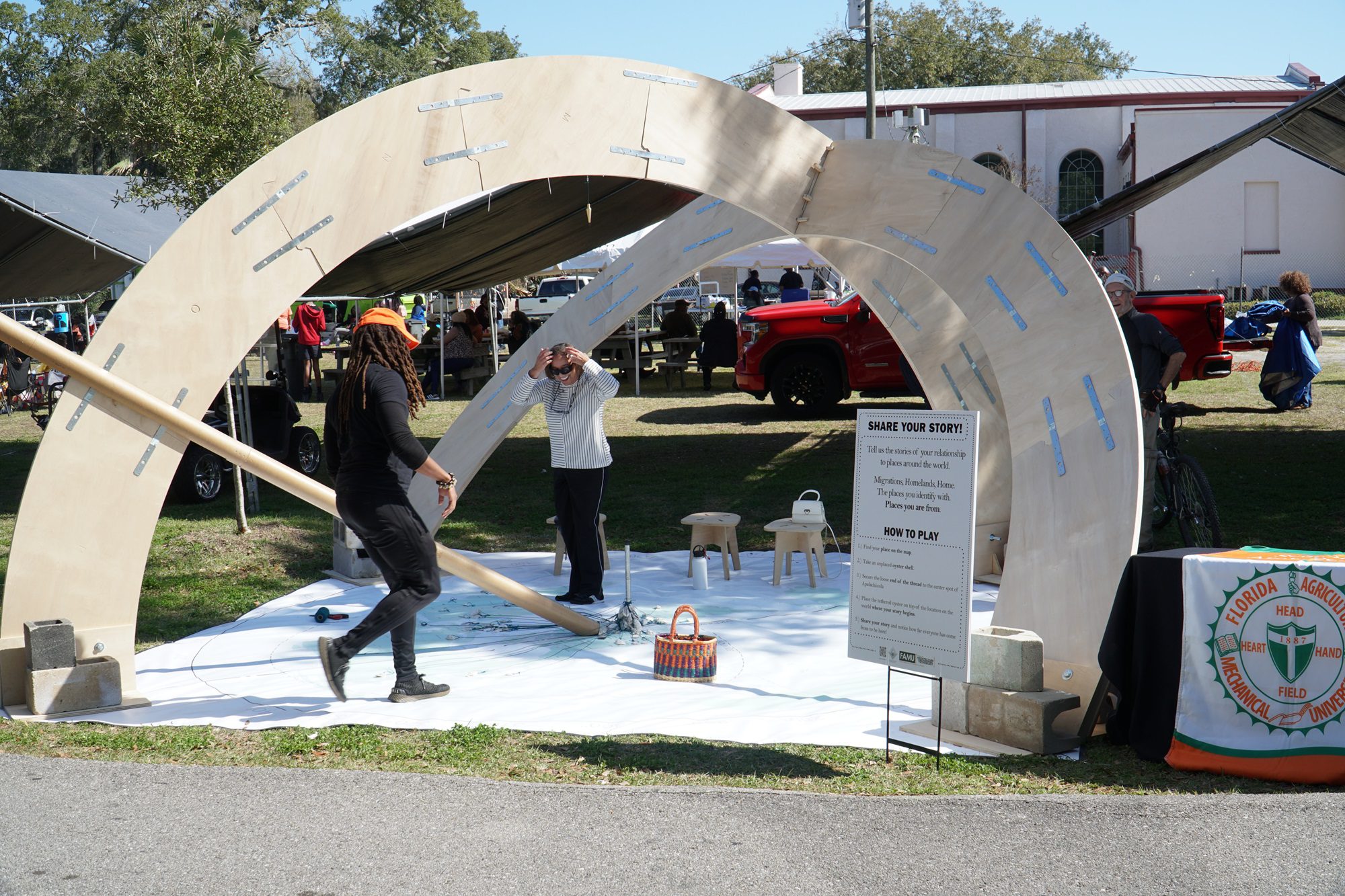 Meridien Dome installation in Apalachicola, Florida