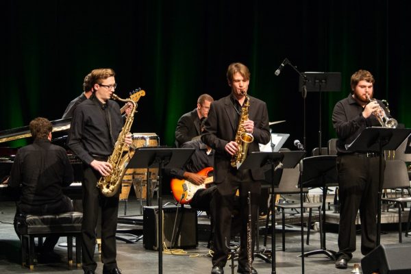 Adam Kallestad with the Jazz Combo