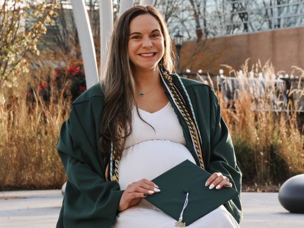 Jessica Franco in graduation gown