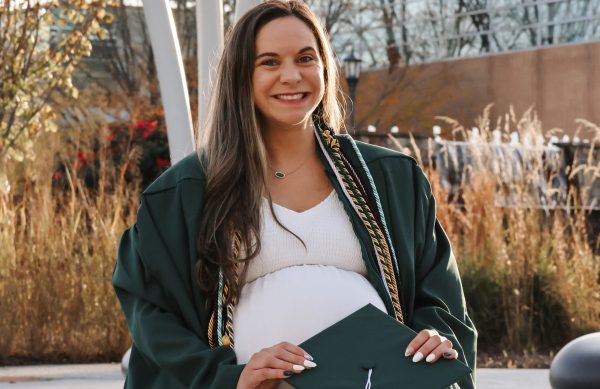 Jessica Franco in graduation gown