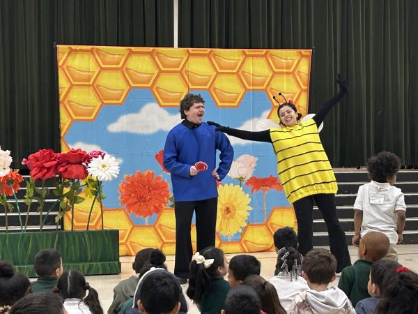 Jack Richardson and Mckeila Ortiz in Opera Carolina's school production