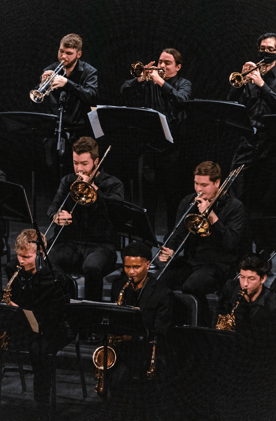 jazz ensemble on stage