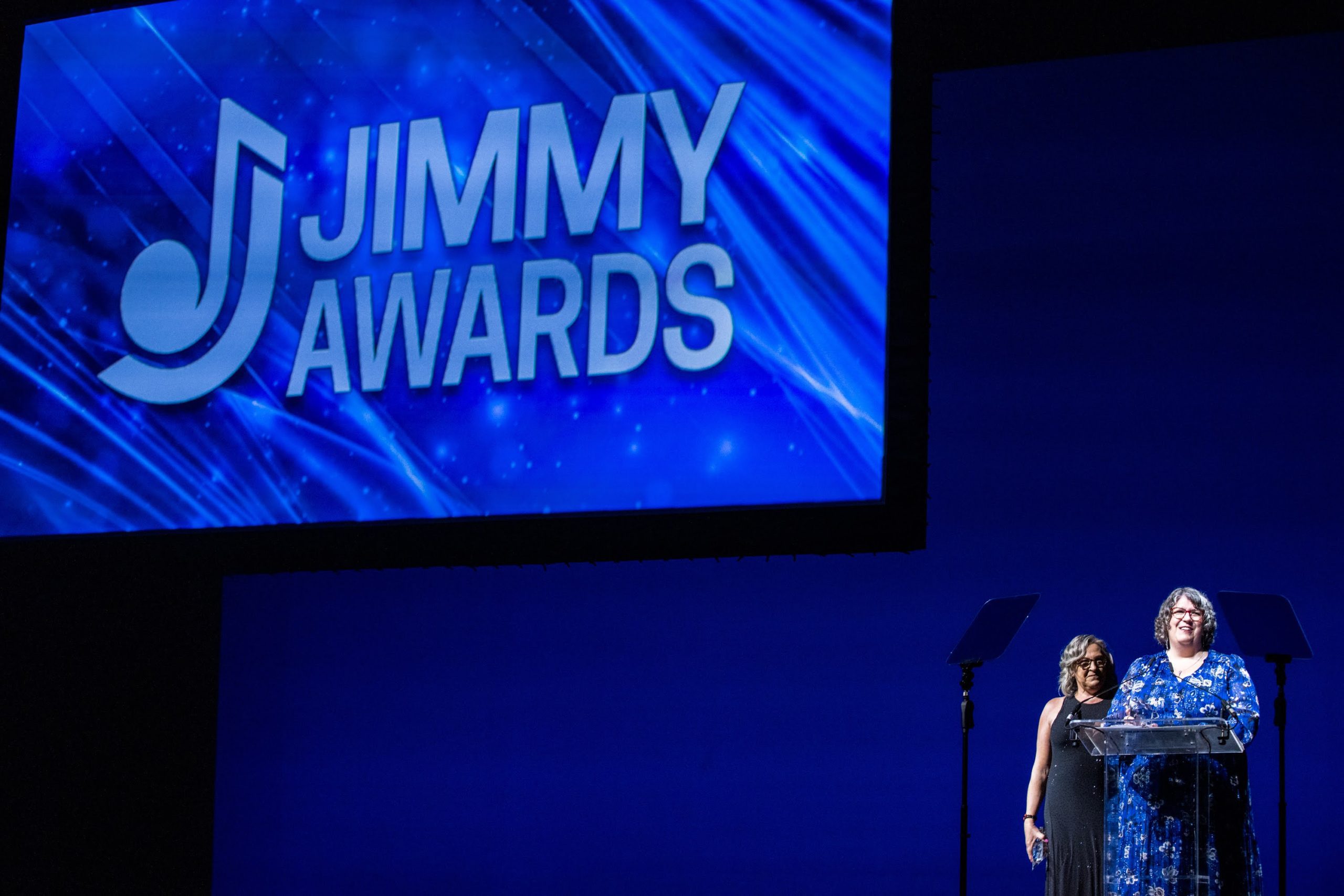 KoKo Thornton receiving her Jimmy Award
