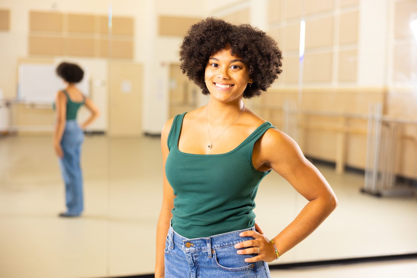 Niya Kerr in dance studio.