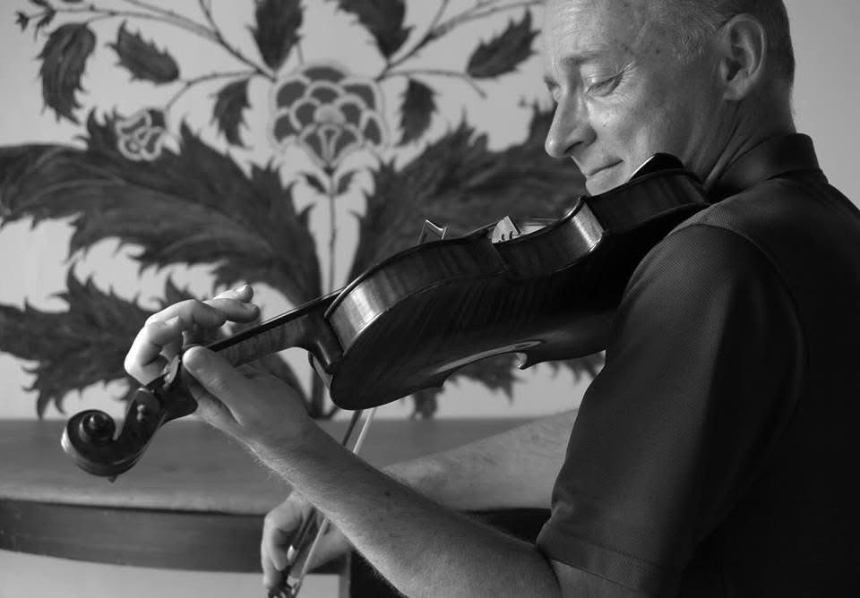 David Russell, violinist, performing